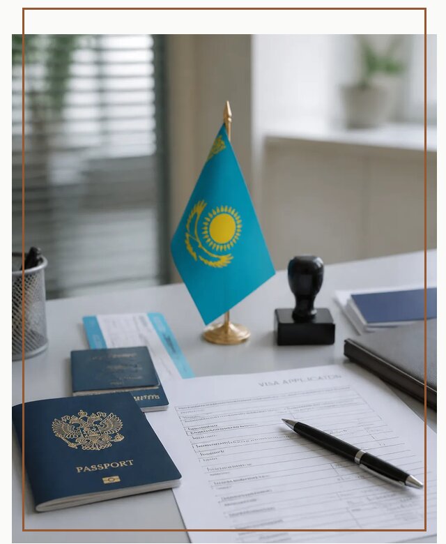 Оформление визы в Казахстан для поездки и работы в Калуге