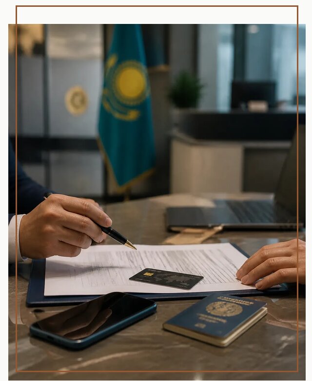 Открытие счета и банковской карты в Казахстане в Калуге